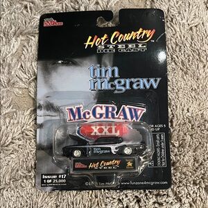 macgraw Black and Red Die-Cast Car